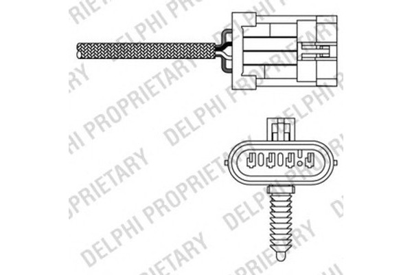 Delphi Αισθητήρας Λάμδα - ES20135-12B1