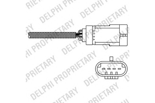 Delphi Αισθητήρας Λάμδα - ES20280-12B1
