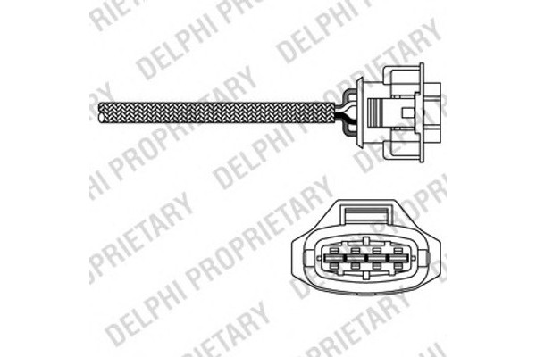 Delphi Αισθητήρας Λάμδα - ES20314-12B1