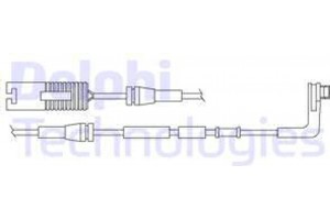 Delphi Προειδοπ. επαφή, Φθορά Υλικού Τριβής Των Φρένων - LZ0178