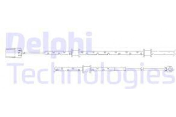 Delphi Προειδοπ. επαφή, Φθορά Υλικού Τριβής Των Φρένων - LZ0252