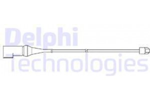 Delphi Προειδοπ. επαφή, Φθορά Υλικού Τριβής Των Φρένων - LZ0272