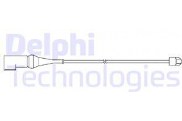 Delphi Προειδοπ. επαφή, Φθορά Υλικού Τριβής Των Φρένων - LZ0272
