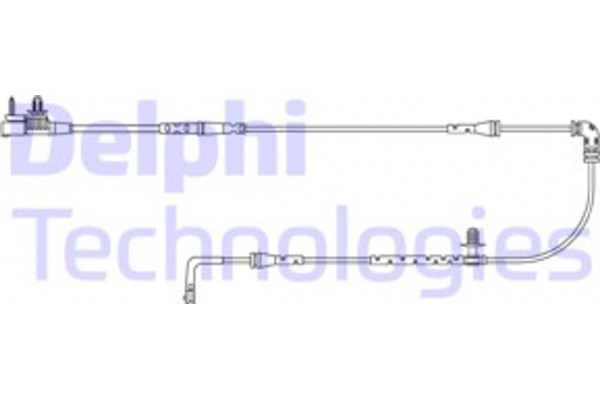 Delphi Προειδοπ. επαφή, Φθορά Υλικού Τριβής Των Φρένων - LZ0319