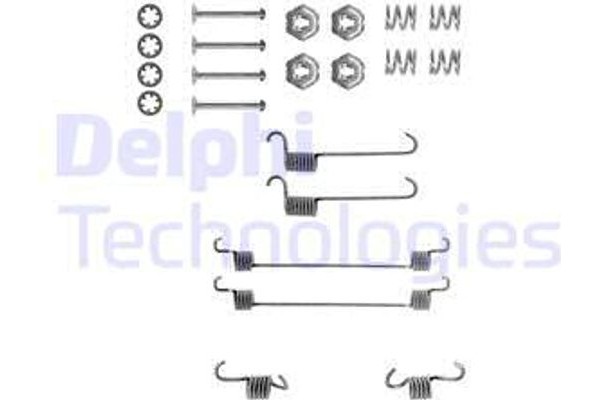 Delphi Σετ βοηθ. εξαρτημάτων, Σιαγόνες Φρένου - LY1110