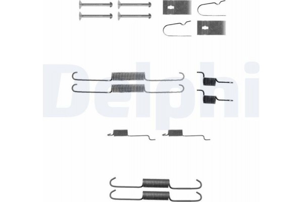 Delphi Σετ βοηθ. εξαρτημάτων, Σιαγόνες Φρένου - LY1307 Delphi Σετ βοηθ. εξαρτημάτων, Σιαγόνες Φρένου - LY1307