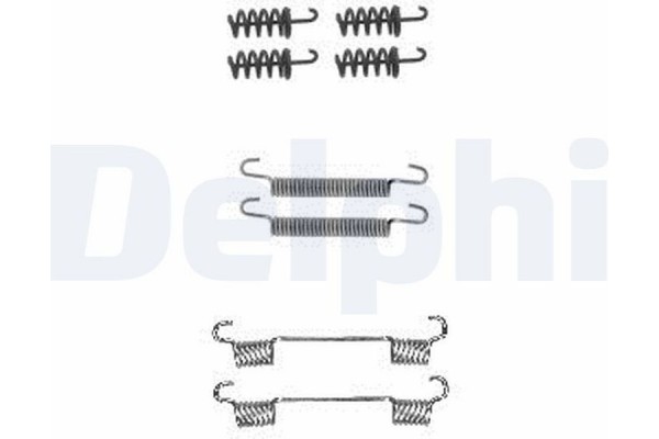 Delphi Σετ βοηθ. εξαρτημάτων, Σιαγόνες Χειρόφρενου - LY1380 Delphi Σετ βοηθ. εξαρτημάτων, Σιαγόνες Χειρόφρενου - LY1380