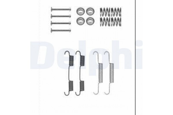 Delphi Σετ βοηθ. εξαρτημάτων, Σιαγόνες Χειρόφρενου - LY1385 Delphi Σετ βοηθ. εξαρτημάτων, Σιαγόνες Χειρόφρενου - LY1385