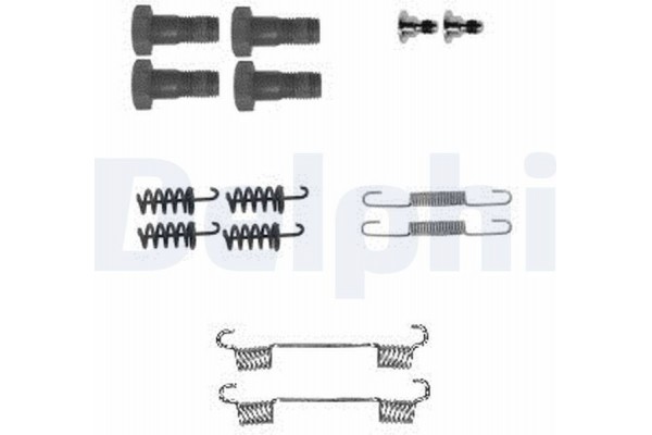 Delphi Σετ βοηθ. εξαρτημάτων, Σιαγόνες Χειρόφρενου - LY1395 Delphi Σετ βοηθ. εξαρτημάτων, Σιαγόνες Χειρόφρενου - LY1395