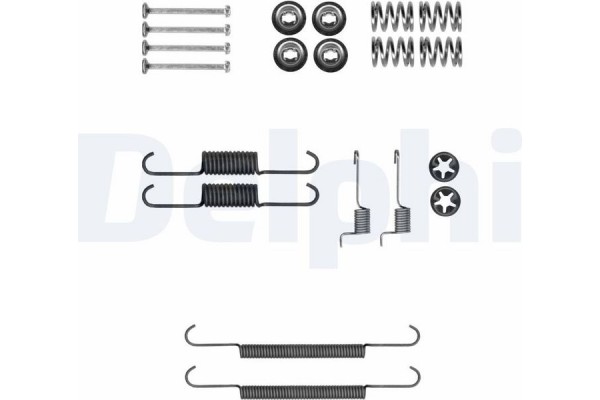Delphi Σετ βοηθ. εξαρτημάτων, Σιαγόνες Χειρόφρενου - LY1418 Delphi Σετ βοηθ. εξαρτημάτων, Σιαγόνες Χειρόφρενου - LY1418