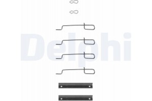Delphi Σετ βοηθ. εξαρτημάτων, Τακάκια Φρένων - LX0044