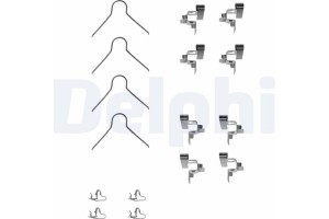 Delphi Σετ βοηθ. εξαρτημάτων, Τακάκια Φρένων - LX0062