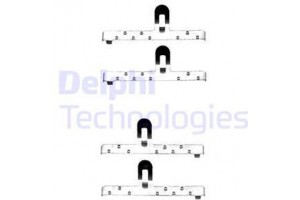 Delphi Σετ βοηθ. εξαρτημάτων, Τακάκια Φρένων - LX0071