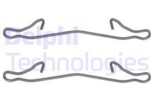 Delphi Σετ βοηθ. εξαρτημάτων, Τακάκια Φρένων - LX0088