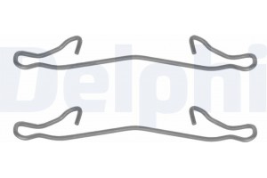 Delphi Σετ βοηθ. εξαρτημάτων, Τακάκια Φρένων - LX0088