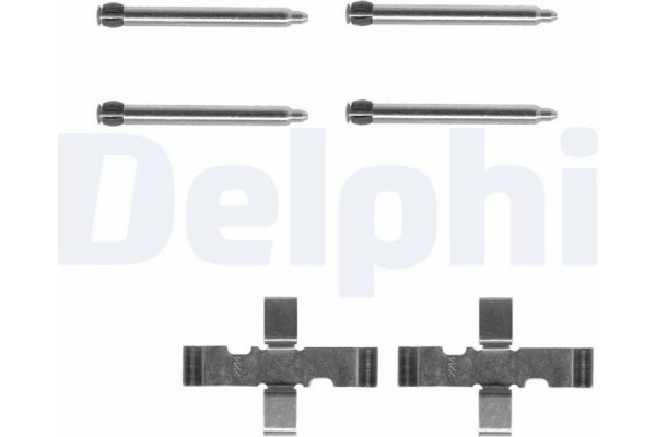 Delphi Σετ βοηθ. εξαρτημάτων, Τακάκια Φρένων - LX0095