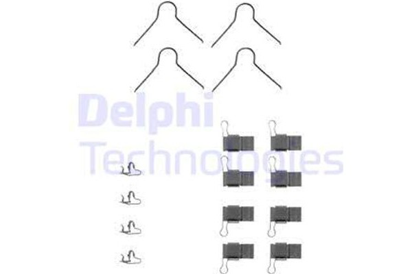 Delphi Σετ βοηθ. εξαρτημάτων, Τακάκια Φρένων - LX0131