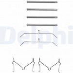 Delphi Σετ βοηθ. εξαρτημάτων, Τακάκια Φρένων - LX0145