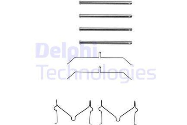 Delphi Σετ βοηθ. εξαρτημάτων, Τακάκια Φρένων - LX0145