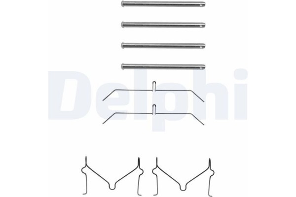 Delphi Σετ βοηθ. εξαρτημάτων, Τακάκια Φρένων - LX0145