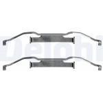 Delphi Σετ βοηθ. εξαρτημάτων, Τακάκια Φρένων - LX0153