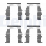 Delphi Σετ βοηθ. εξαρτημάτων, Τακάκια Φρένων - LX0171