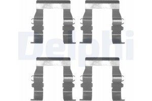 Delphi Σετ βοηθ. εξαρτημάτων, Τακάκια Φρένων - LX0171