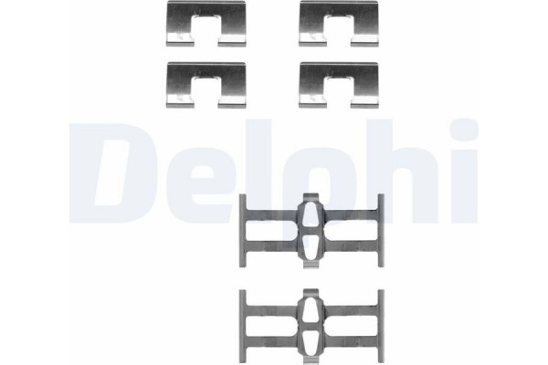 Delphi Σετ βοηθ. εξαρτημάτων, Τακάκια Φρένων - LX0208