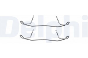 Delphi Σετ βοηθ. εξαρτημάτων, Τακάκια Φρένων - LX0210