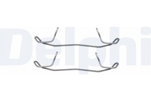 Delphi Σετ βοηθ. εξαρτημάτων, Τακάκια Φρένων - LX0210