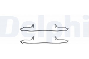 Delphi Σετ βοηθ. εξαρτημάτων, Τακάκια Φρένων - LX0223