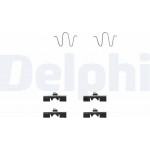 Delphi Σετ βοηθ. εξαρτημάτων, Τακάκια Φρένων - LX0231