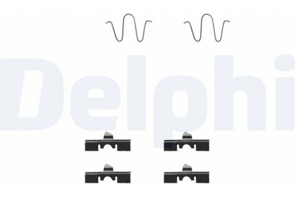 Delphi Σετ βοηθ. εξαρτημάτων, Τακάκια Φρένων - LX0231