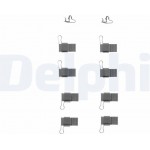 Delphi Σετ βοηθ. εξαρτημάτων, Τακάκια Φρένων - LX0244