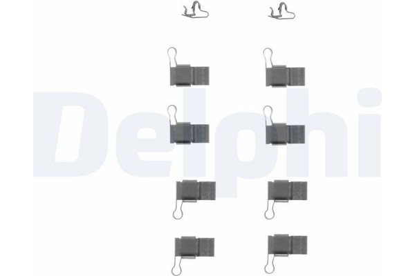 Delphi Σετ βοηθ. εξαρτημάτων, Τακάκια Φρένων - LX0244