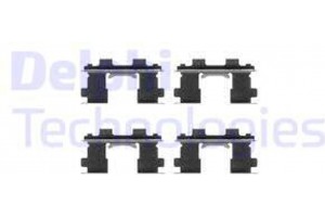 Delphi Σετ βοηθ. εξαρτημάτων, Τακάκια Φρένων - LX0252