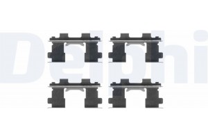 Delphi Σετ βοηθ. εξαρτημάτων, Τακάκια Φρένων - LX0252