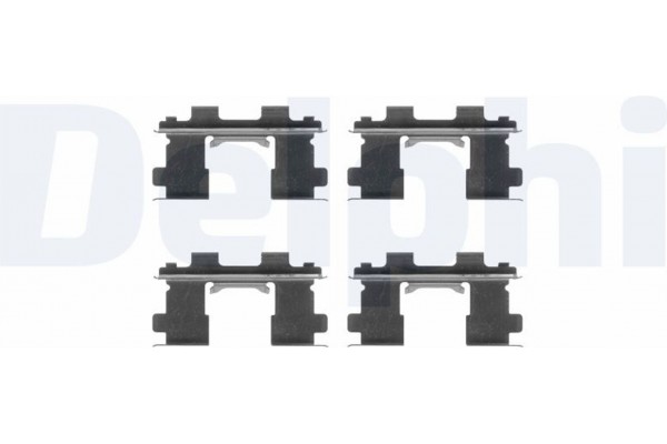 Delphi Σετ βοηθ. εξαρτημάτων, Τακάκια Φρένων - LX0252