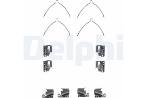 Delphi Σετ βοηθ. εξαρτημάτων, Τακάκια Φρένων - LX0266
