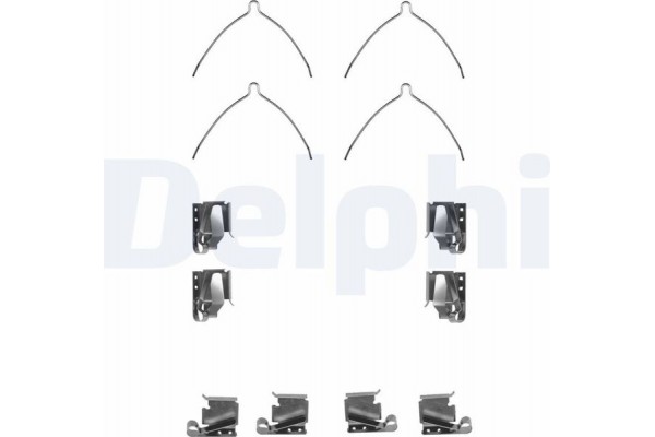 Delphi Σετ βοηθ. εξαρτημάτων, Τακάκια Φρένων - LX0266 Delphi Σετ βοηθ. εξαρτημάτων, Τακάκια Φρένων - LX0266