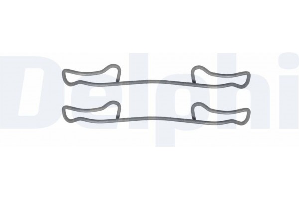 Delphi Σετ βοηθ. εξαρτημάτων, Τακάκια Φρένων - LX0294