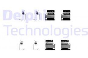 Delphi Σετ βοηθ. εξαρτημάτων, Τακάκια Φρένων - LX0313