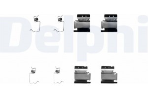 Delphi Σετ βοηθ. εξαρτημάτων, Τακάκια Φρένων - LX0313