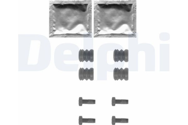 Delphi Σετ βοηθ. εξαρτημάτων, Τακάκια Φρένων - LX0355