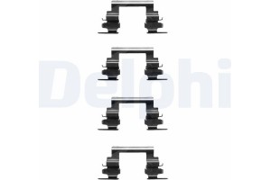 Delphi Σετ βοηθ. εξαρτημάτων, Τακάκια Φρένων - LX0364