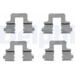 Delphi Σετ βοηθ. εξαρτημάτων, Τακάκια Φρένων - LX0379