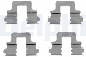 Delphi Σετ βοηθ. εξαρτημάτων, Τακάκια Φρένων - LX0379