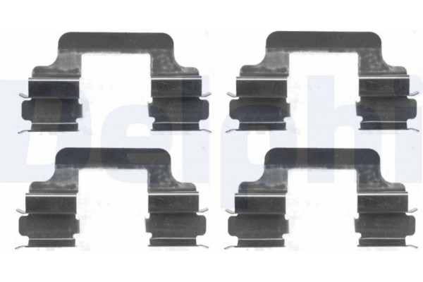 Delphi Σετ βοηθ. εξαρτημάτων, Τακάκια Φρένων - LX0383