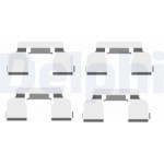 Delphi Σετ βοηθ. εξαρτημάτων, Τακάκια Φρένων - LX0410