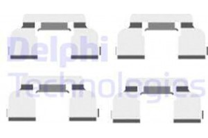 Delphi Σετ βοηθ. εξαρτημάτων, Τακάκια Φρένων - LX0410